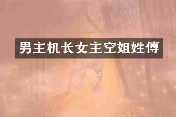 男主机长女主空姐姓傅