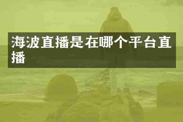 海波直播是在哪个平台直播