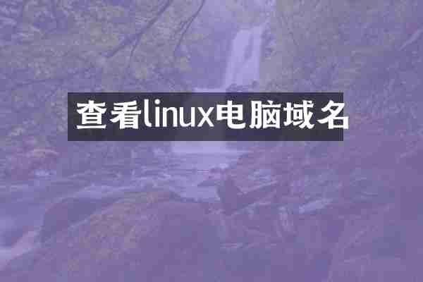 查看linux电脑域名