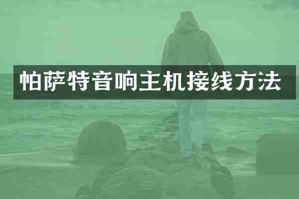 帕萨特音响主机接线方法