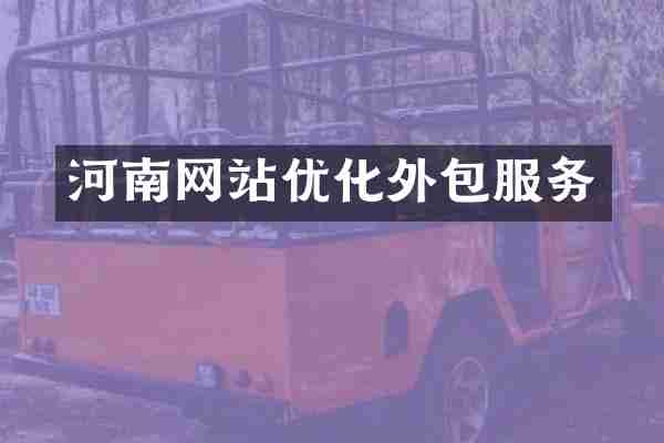 河南网站优化外包服务