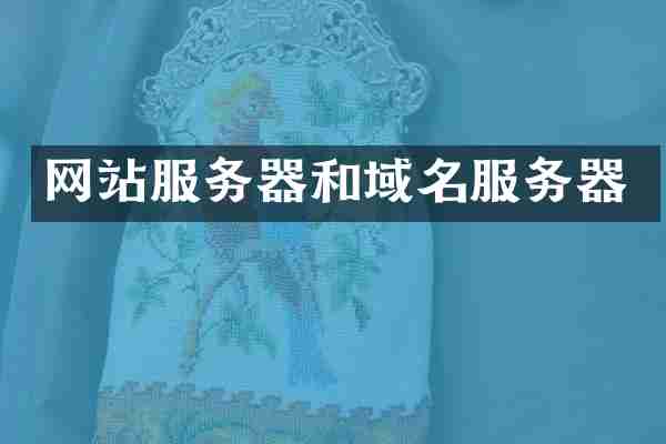 网站服务器和域名服务器