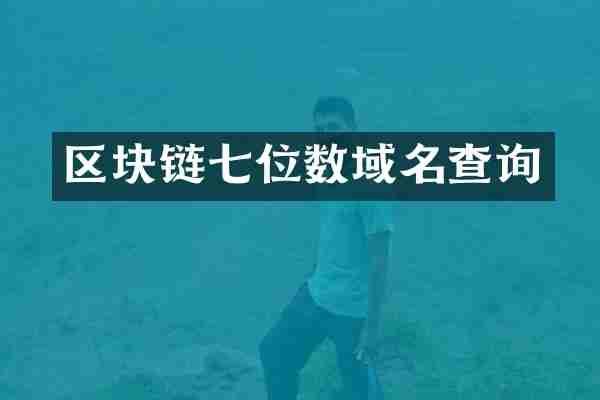 区块链七位数域名查询