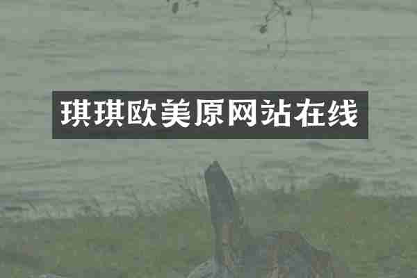琪琪欧美原网站在线