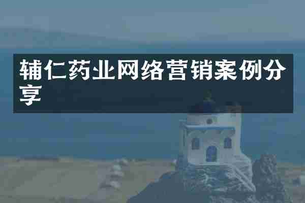 辅仁药业网络营销案例分享