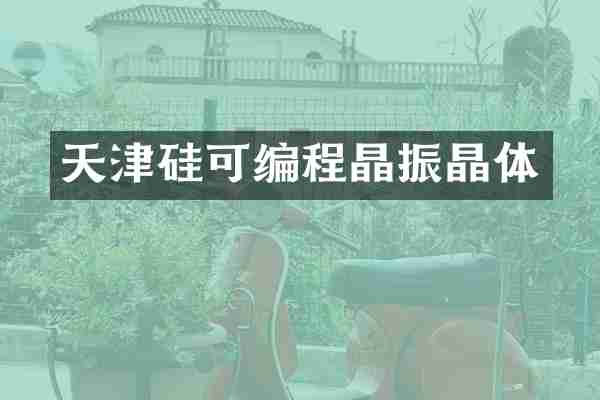 天津硅可编程晶振晶体