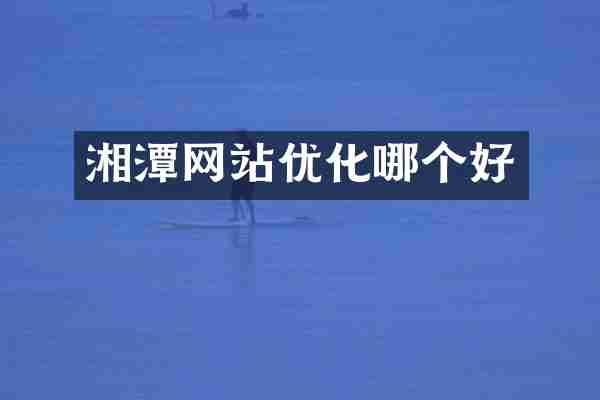 湘潭网站优化哪个好