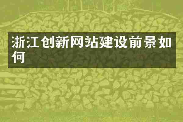 浙江创新网站建设前景如何