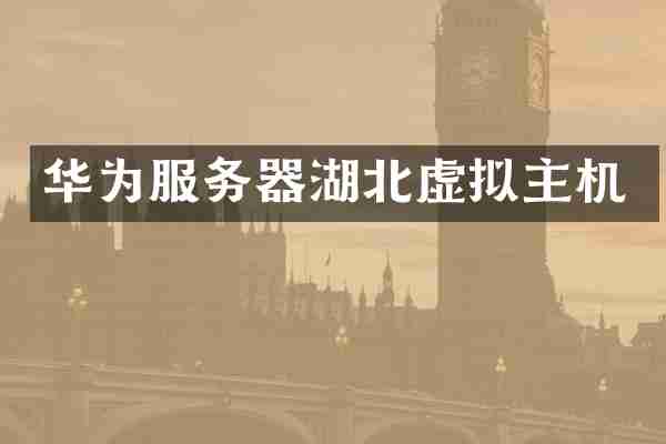 华为服务器湖北虚拟主机