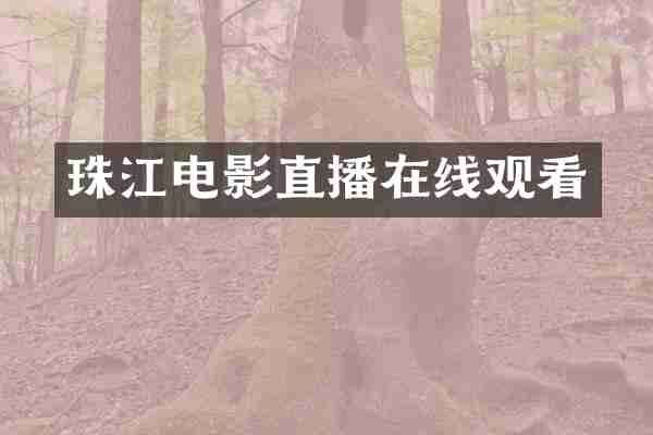 珠江电影直播在线观看