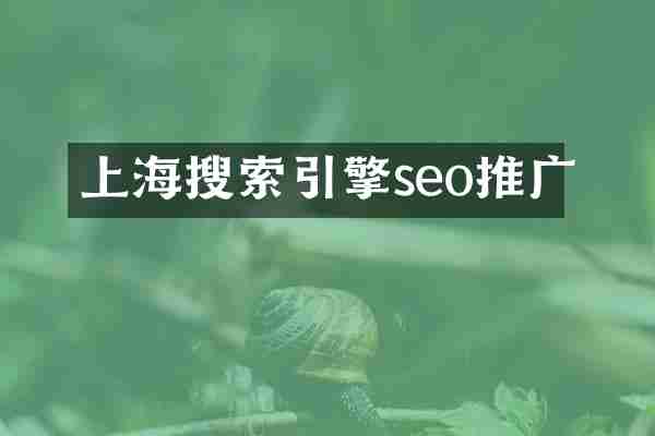 上海搜索引擎seo推广