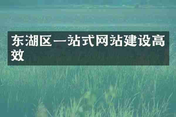 东湖区一站式网站建设高效