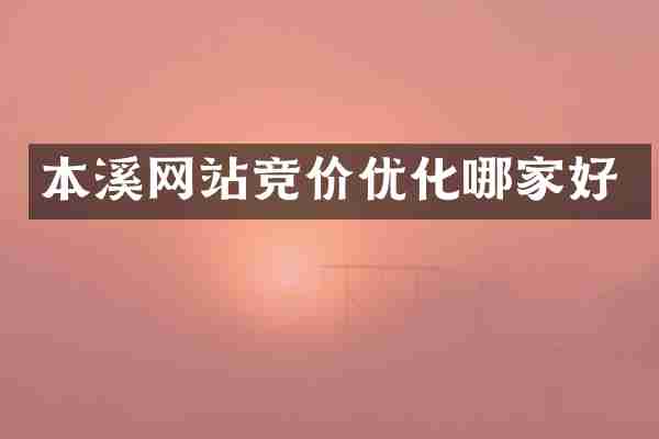 本溪网站竞价优化哪家好