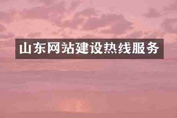 山东网站建设热线服务