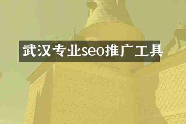 武汉专业seo推广工具