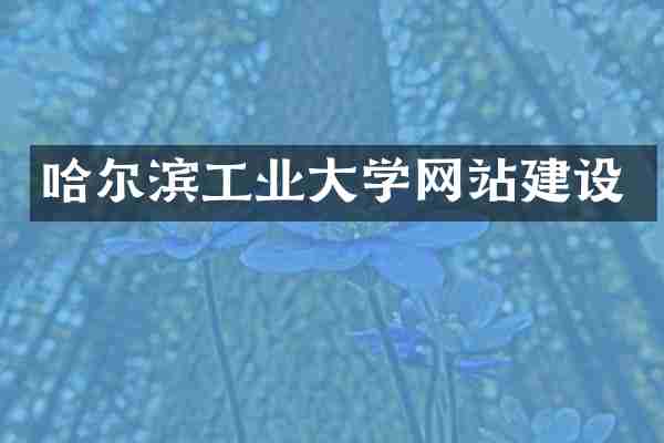 哈尔滨工业大学网站建设