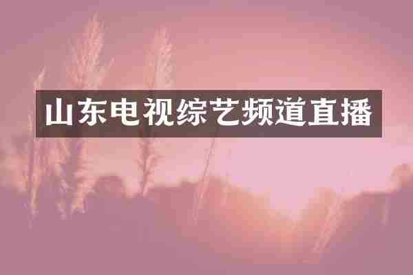 山东电视综艺频道直播