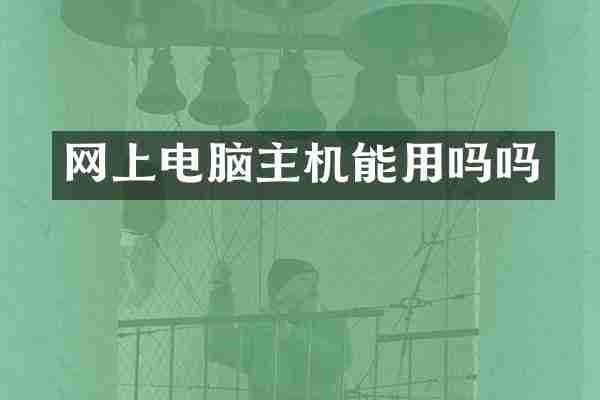 网上电脑主机能用吗吗