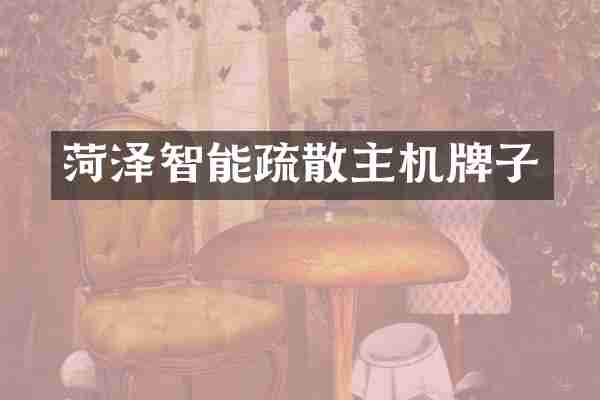 菏泽智能疏散主机牌子
