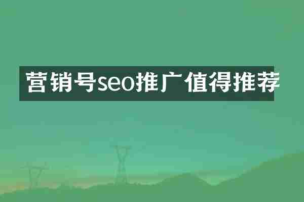 营销号seo推广值得推荐