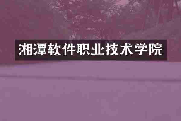湘潭软件职业技术学院
