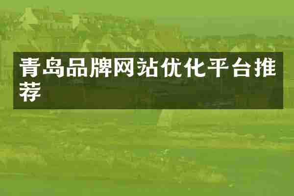 青岛品牌网站优化平台推荐
