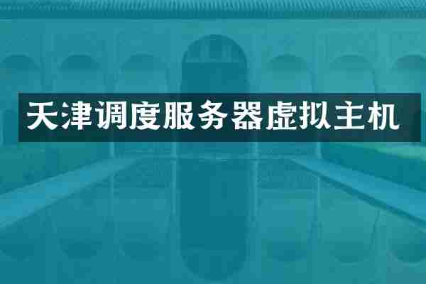 天津调度服务器虚拟主机