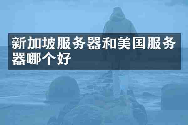 新加坡服务器和美国服务器哪个好