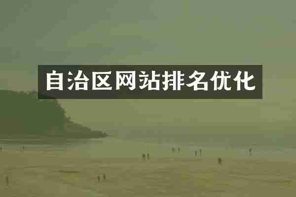 自治区网站排名优化