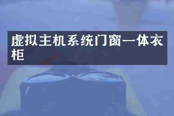 虚拟主机系统门窗一体衣柜