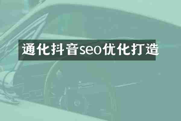 通化抖音seo优化打造