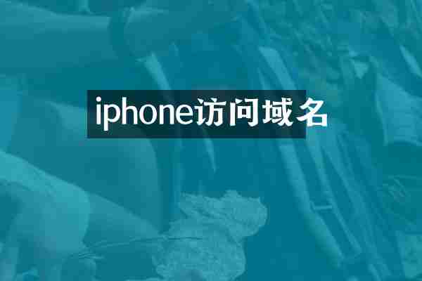 iphone访问域名