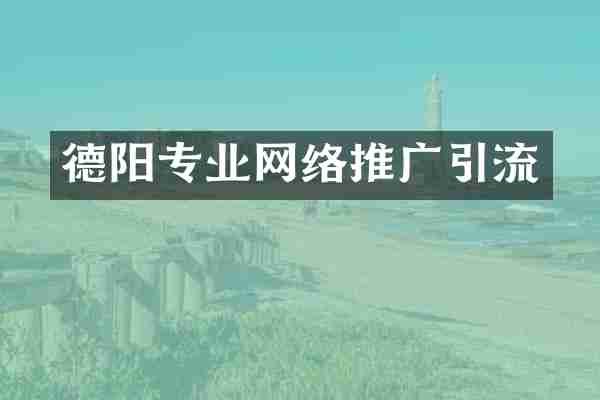 德阳专业网络推广引流