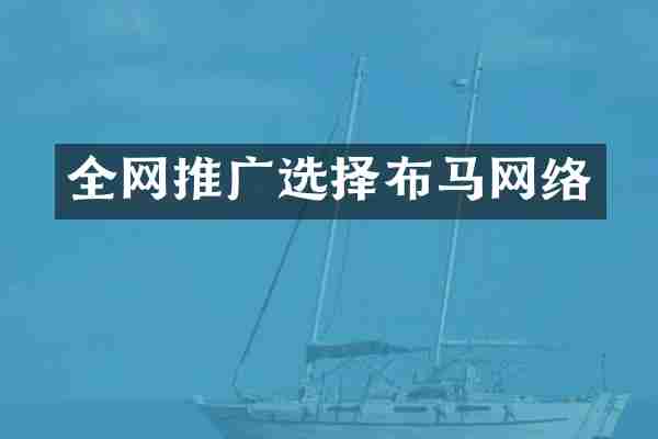 全网推广选择布马网络