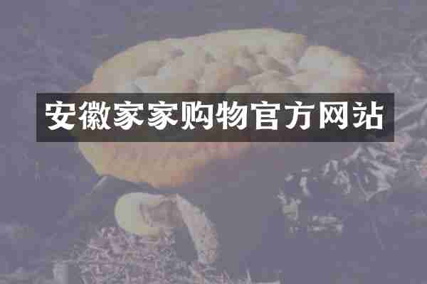安徽家家购物官方网站