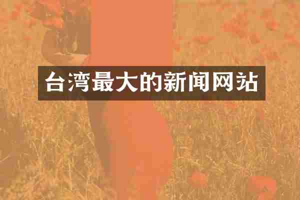 台湾最大的新闻网站