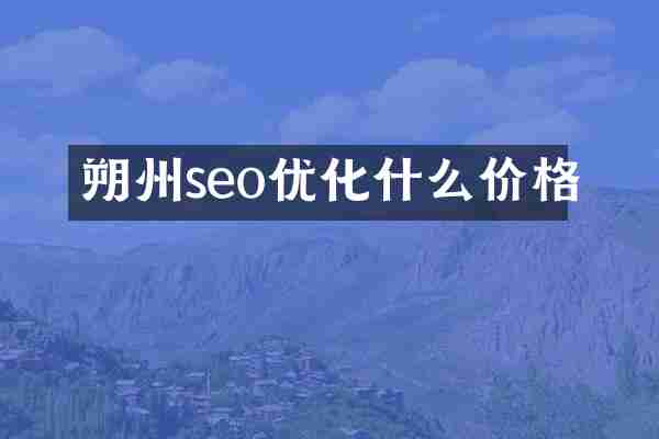 朔州seo优化什么价格