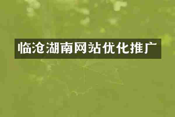 临沧湖南网站优化推广