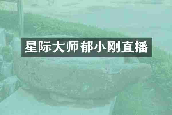 星际大师郁小刚直播