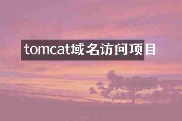 tomcat域名访问项目