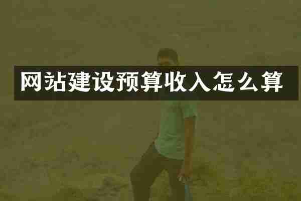 网站建设预算收入怎么算
