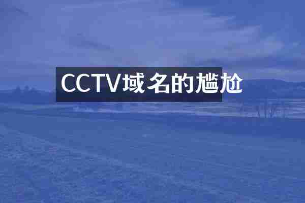 CCTV域名的尴尬