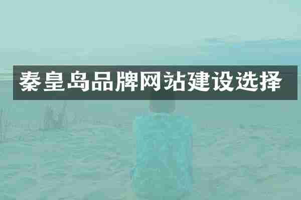 秦皇岛品牌网站建设选择