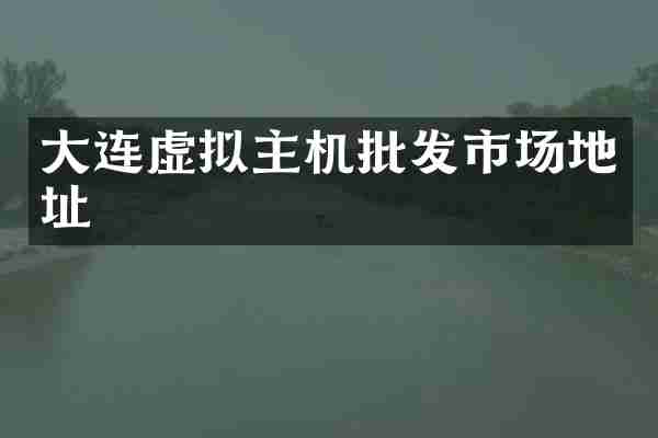 大连虚拟主机批发市场地址