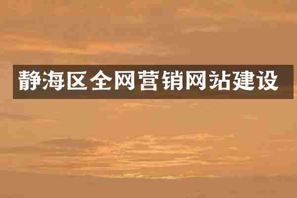 静海区全网营销网站建设