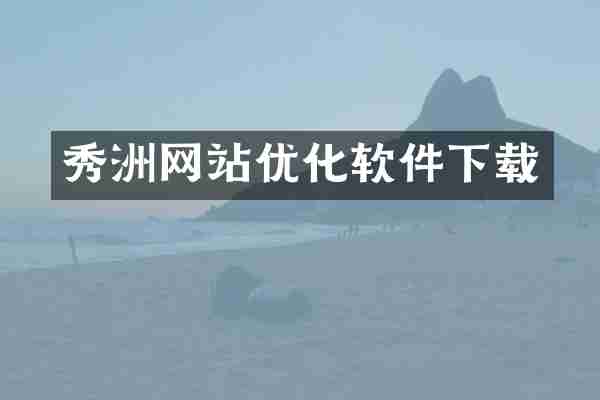 秀洲网站优化软件下载