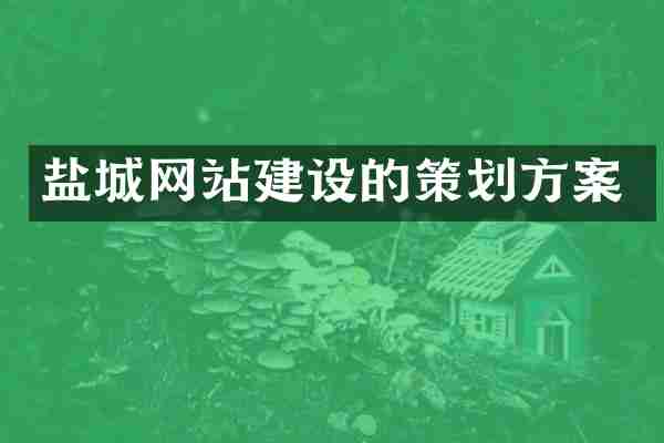 盐城网站建设的策划方案