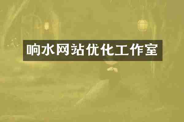 响水网站优化工作室