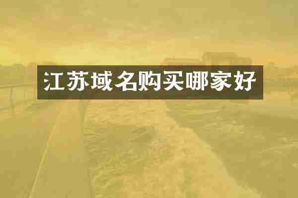 江苏域名购买哪家好