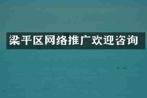 梁平区网络推广欢迎咨询